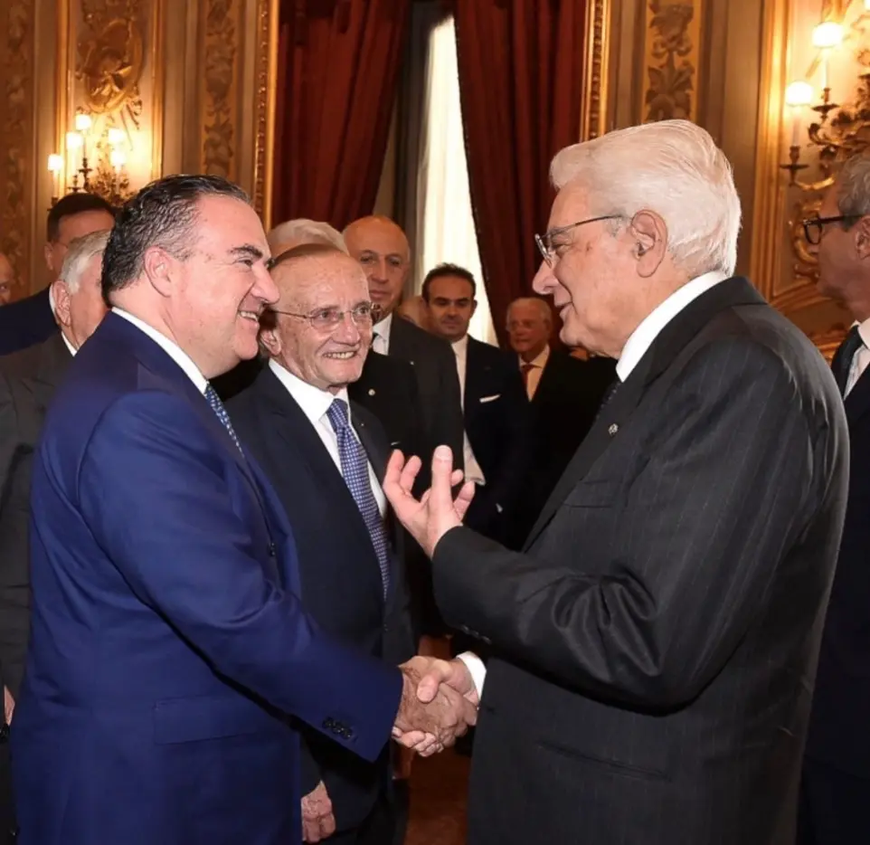 Luca Tomassini, Presidente della Repubblica Sergio Mattarella