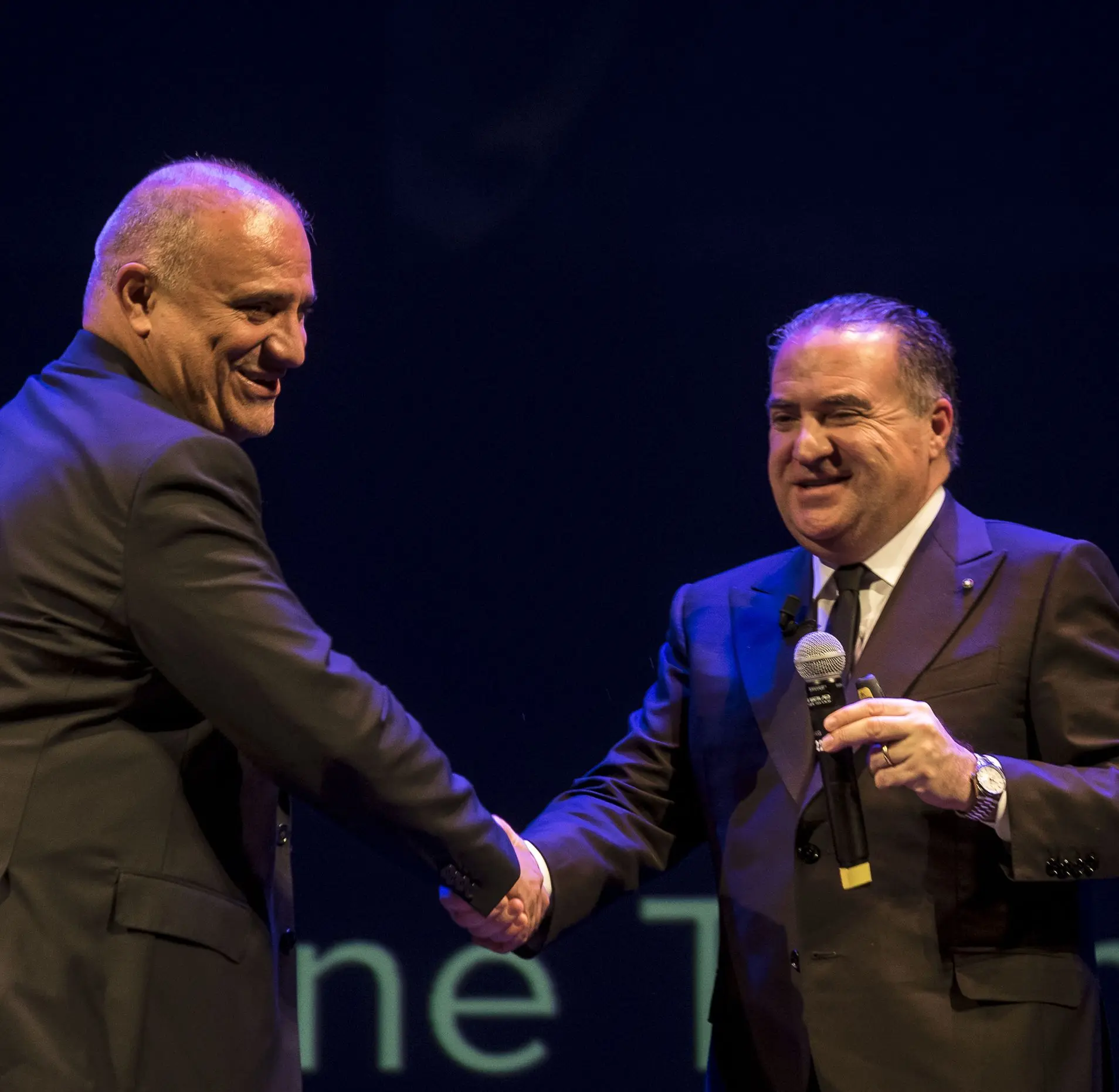 Luca Tomassini con il Generale GdF Umberto Rapetto